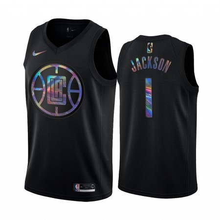 Maillot Basket Los Angeles Clippers Reggie Jackson 1 Iridescent HWC Collection Swingman - Homme